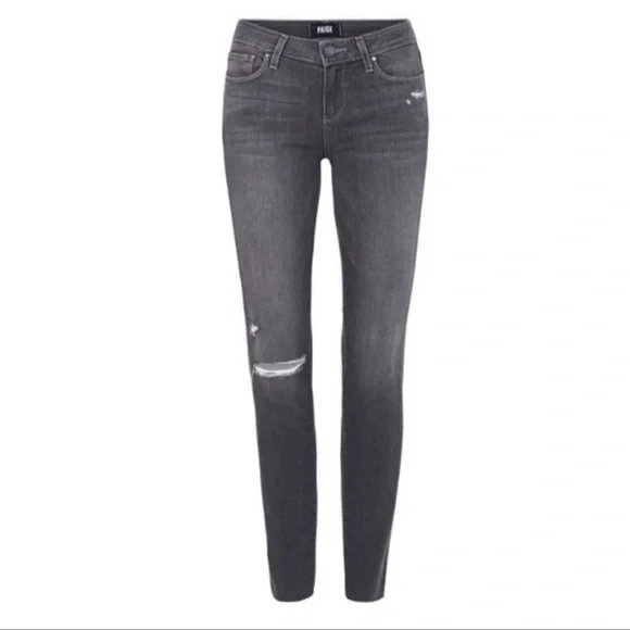 Paige Verdugo Raw Hem Ankle Jeans - Picture 6 of 13